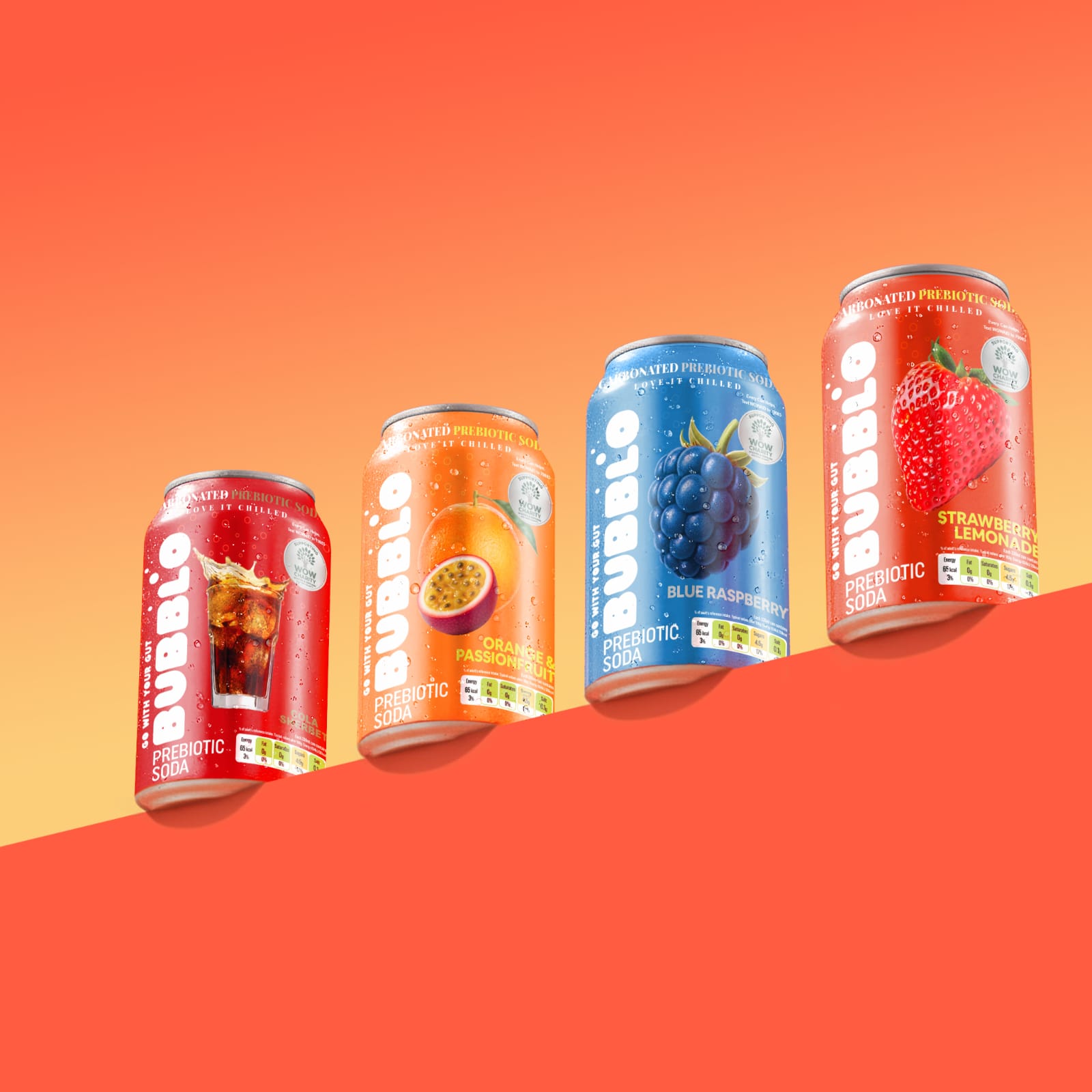 Bubblo Prebiotic Sodas